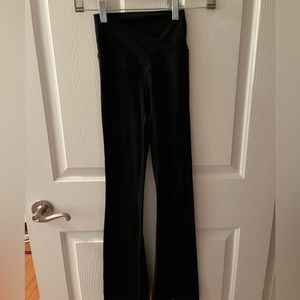 aerie crossover flare leggings